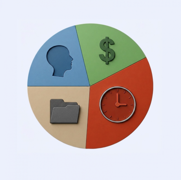 Abstract illustration representing a localization orchestration system.