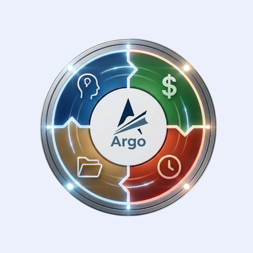 Digital illustration representing Argo as a localization orchestration system.